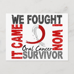 Carte Postale Survivant 5 Cancer oral