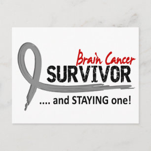 Carte Postale Survivant 8 Cancer du cerveau