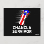 Carte Postale Survivant de la chancla (Dos)