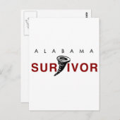 Carte Postale Survivant de la tornade (Devant / Derrière)