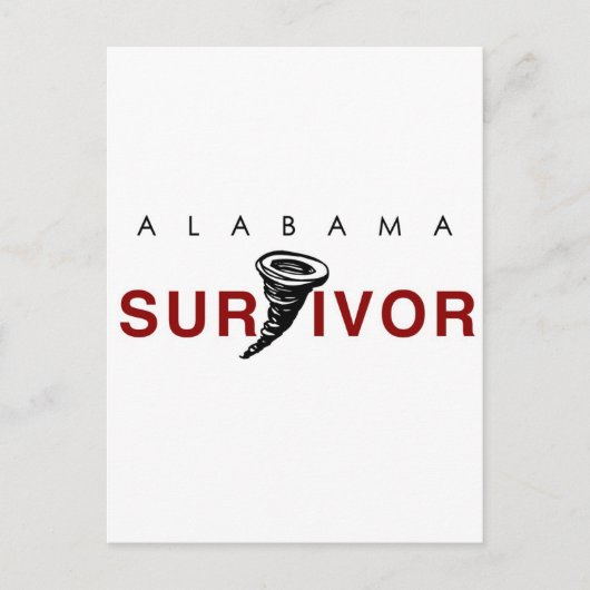 Carte Postale Survivant de la tornade (Devant)