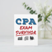 Carte Postale Survivant de l'examen CPA (Debout devant)