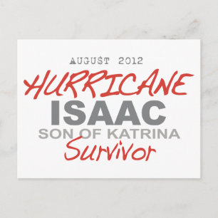 Carte Postale Survivant de l'ouragan Isaac