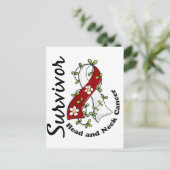 Carte Postale Survivant du cancer de la tête et du cou 15 (Debout devant)