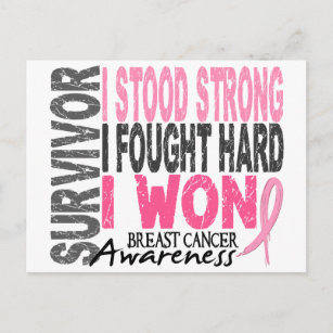 Carte Postale Survivant du cancer du sein 4