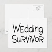 Carte Postale Survivant mariage (Devant / Derrière)