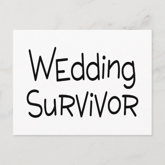 Carte Postale Survivant mariage (Devant)