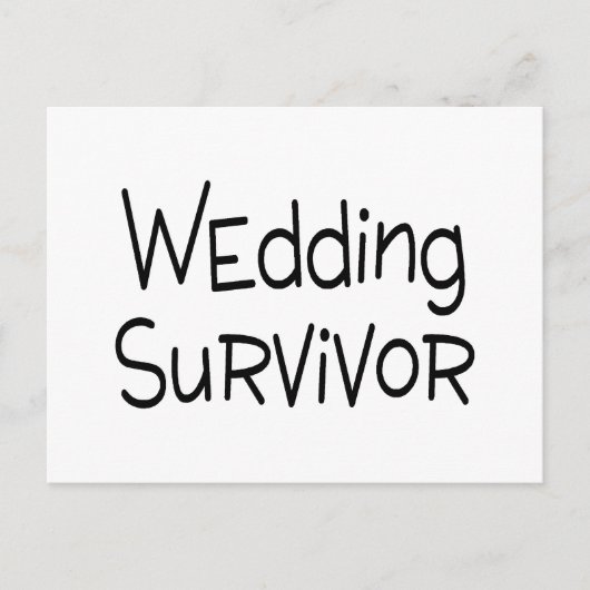 Carte Postale Survivant mariage (Devant)