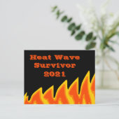 Carte postale Survivor 2021 Heat Wave (Debout devant)