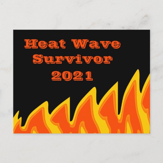 Carte postale Survivor 2021 Heat Wave (Devant)