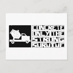 Carte Postale Survivre au béton