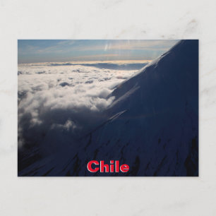 Carte Postale Survol du volcan Osorno, Chili