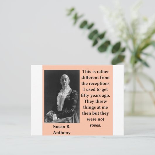 Carte Postale susan b anthony (Debout devant)