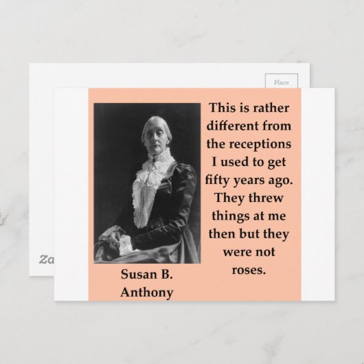 Carte Postale susan b anthony (Devant / Derrière)