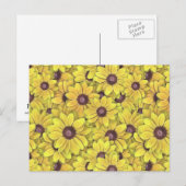Carte Postale Susans à oeil noir partout (Devant / Derrière)