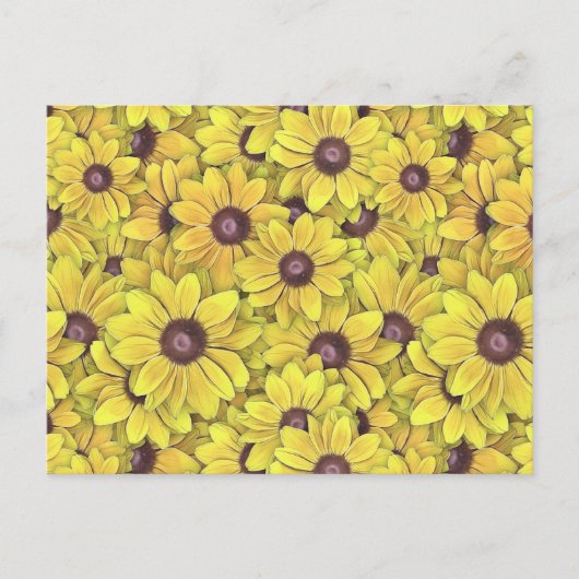 Carte Postale Susans à oeil noir partout (Devant)