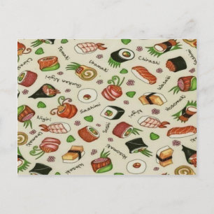 Carte Postale Sushi