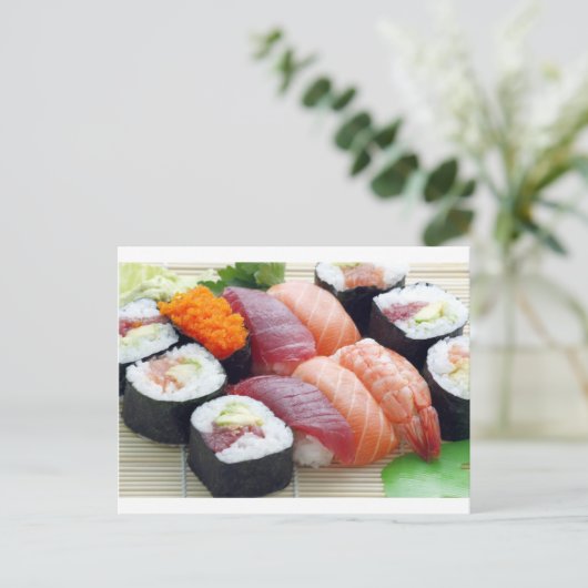 Carte Postale Sushi (Debout devant)