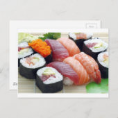 Carte Postale Sushi (Devant / Derrière)