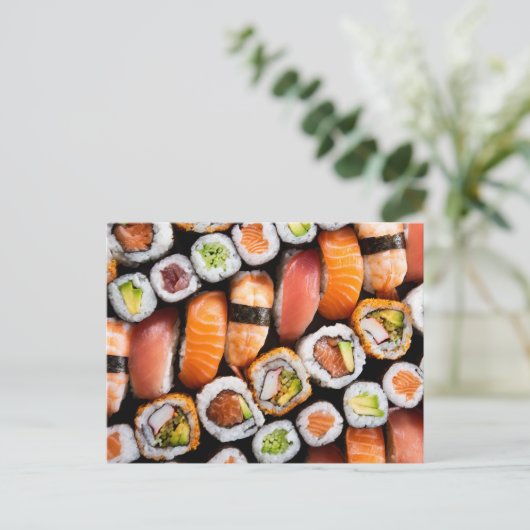 Carte Postale Sushi (Debout devant)