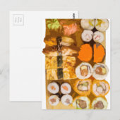 Carte Postale Sushi (Devant / Derrière)