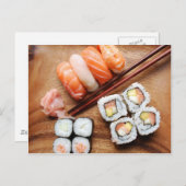 Carte Postale Sushi (Devant / Derrière)