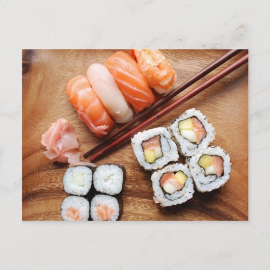 Carte Postale Sushi (Devant)