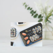 Carte postale Sushi (Debout devant)