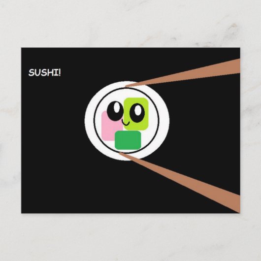 Carte Postale Sushi (Devant)