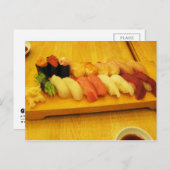 Carte Postale Sushi 寿 司 (Devant / Derrière)