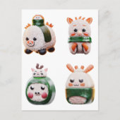 Carte Postale Sushi Animal, Post-croisement (Devant)