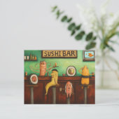 Carte Postale Sushi Bar (Debout devant)