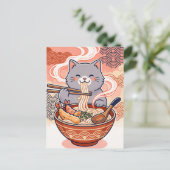 Carte postale Sushi Cat (Debout devant)