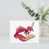 Carte Postale Sushi Crab (Debout devant)