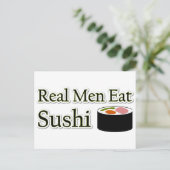 Carte Postale Sushi Dit (Debout devant)