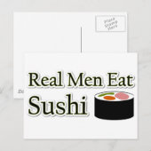 Carte Postale Sushi Dit (Devant / Derrière)