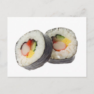 Carte Postale Sushi - Futomaki