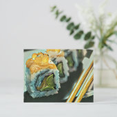 Carte Postale sushi japonais (Debout devant)