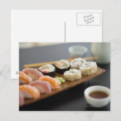 Carte Postale Sushi japonais traditionnel (Devant / Derrière)