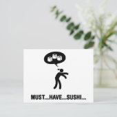 Carte Postale Sushi Lover (Debout devant)