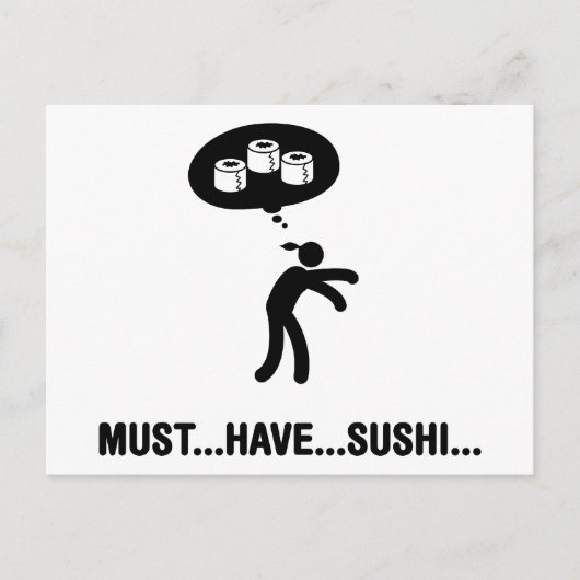 Carte Postale Sushi Lover (Devant)