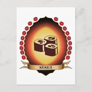 Carte Postale Sushi Mandorla