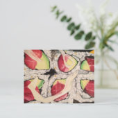 Carte postale Sushi Painting (Debout devant)