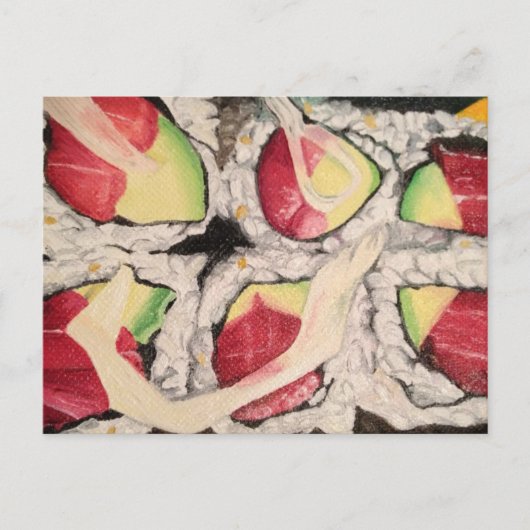Carte postale Sushi Painting (Devant)