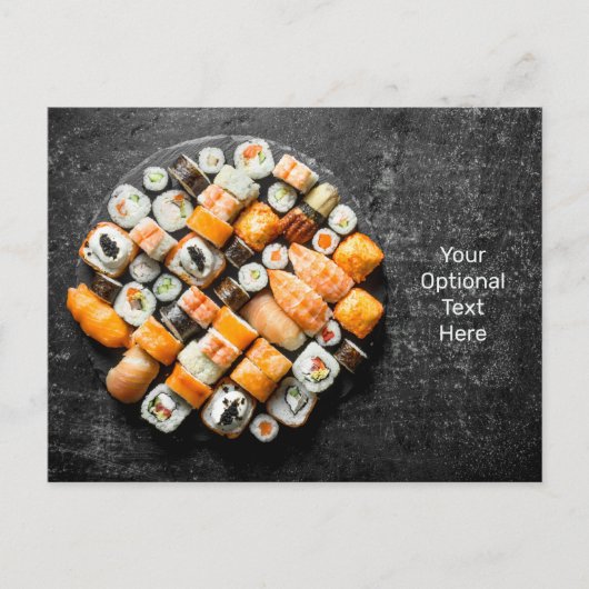 Carte postale Sushi Platter (Devant)