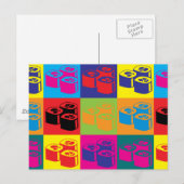 Carte Postale Sushi Pop Art (Devant / Derrière)