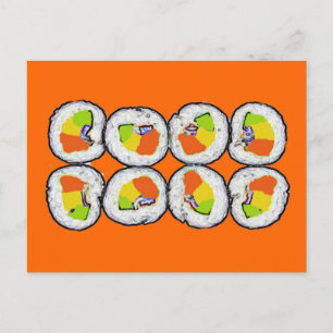 Carte postale Sushi Sushi