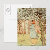 Carte Postale Suspendre la blanchisserie (Devant / Derrière)