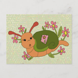 Carte Postale Süße Schnecke