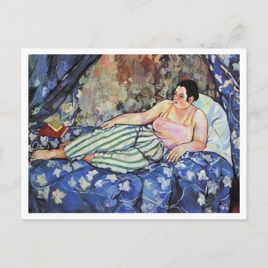 Carte Postale Suzanne Valadon, La Chambre Bleue, 1923 (Devant)